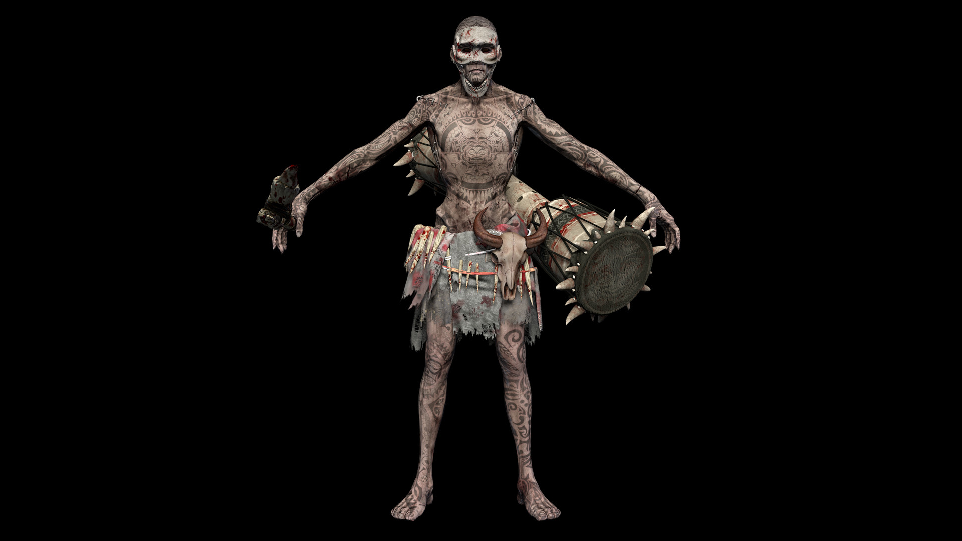 灵魂筹码 - 惘灵“黑杀咒”套装 Soul at Stake - “Ancient Curse” Drummer's Outfit #4