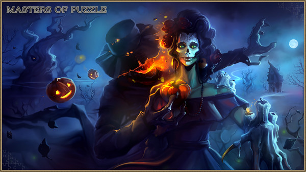 скриншот Masters of Puzzle - Halloween Edition: Undeadly Romance 0