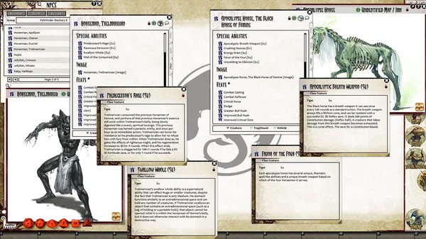 скриншот Fantasy Grounds - Pathfinder RPG - Bestiary 6 2