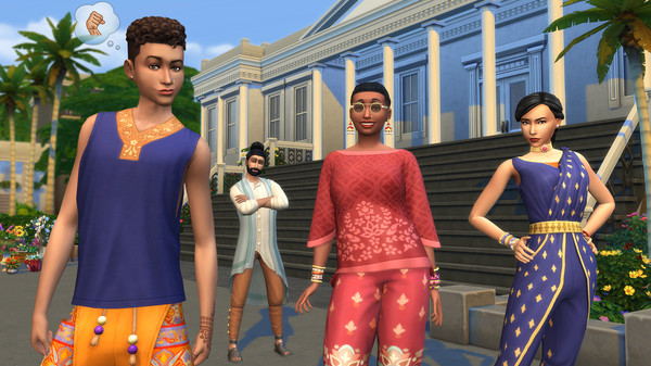 скриншот The Sims 4 Fashion Street Kit 1