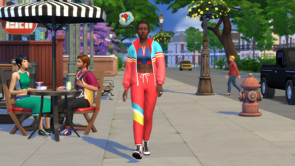 скриншот The Sims 4 Throwback Fit Kit 0