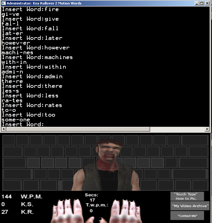 Touch Typing Home Row Speed Grinder - Zombie Black Layout Prowl Skin #5