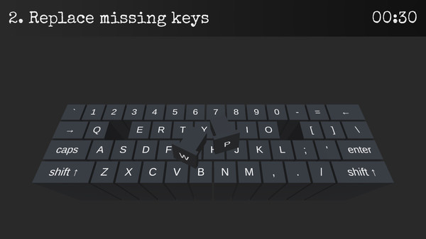 скриншот On Key Up: A Game for Keyboards 4