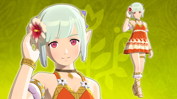Скриншот из Monster Hunter Stories 2: Wings of Ruin - Ena's Outfit: Tropical Dress Скриншот из Monster Hunter Stories 2: Wings of Ruin - Ena's Outfit: Tropical Dress