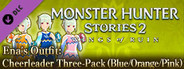Monster Hunter Stories 2: Wings of Ruin - Ena's Outfits: Cheerleader Three-Pack (Blue/Orange/Pink)