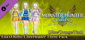 Monster Hunter Stories 2: Wings of Ruin - Ena's Outfits: Cheerleader Three-Pack (Blue/Orange/Pink)