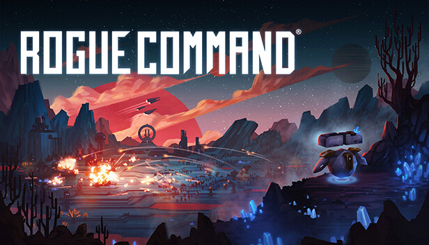 Imagen de la cápsula de "Rogue Command" que utilizó RoboStreamer para las transmisiones en Steam