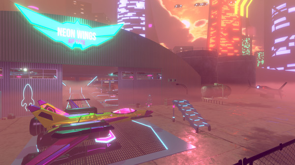 скриншот Neon Wings: Air Race 3