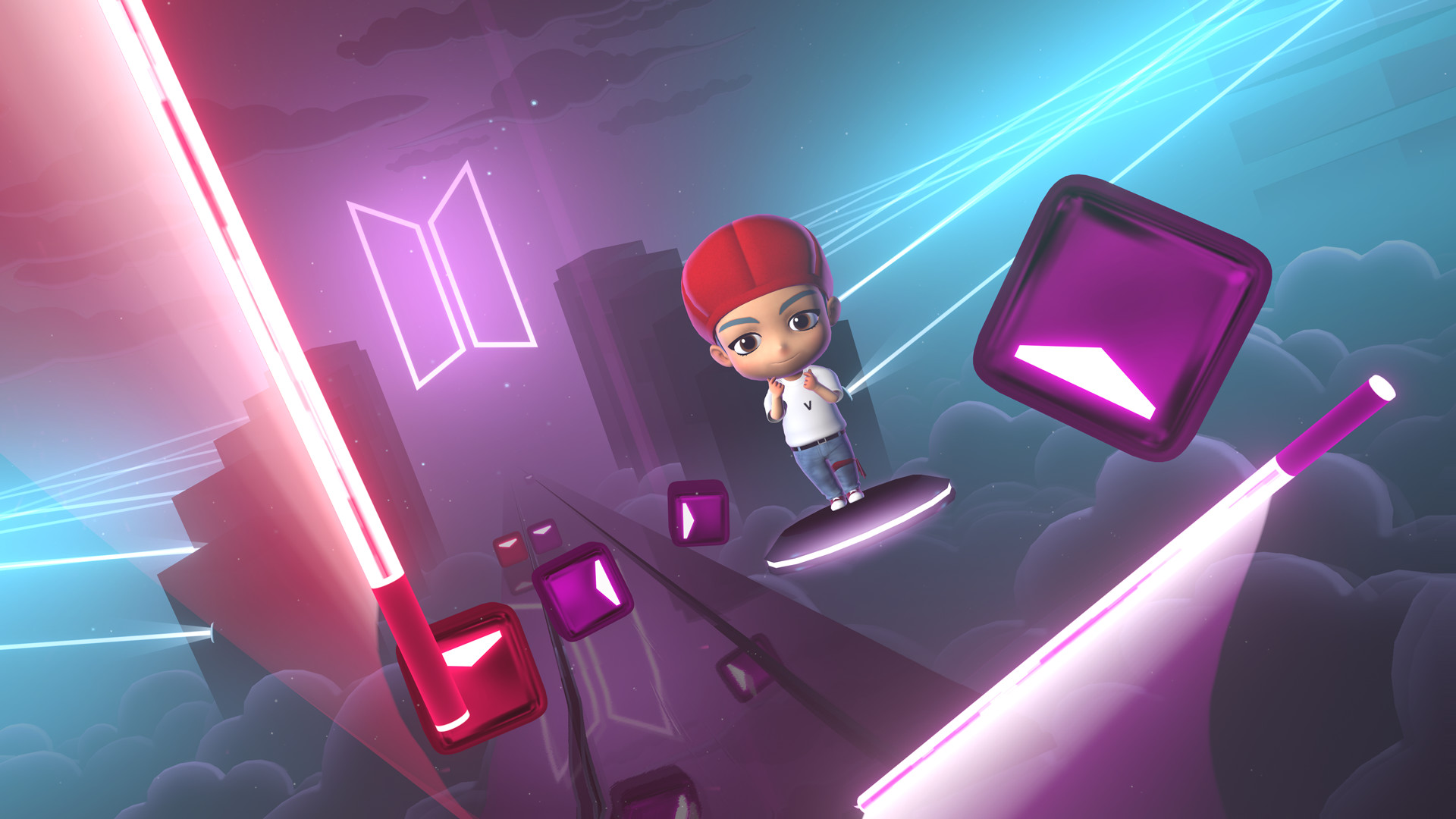 Beat Saber - BTS - "Boy With Luv (feat. Halsey)" Featured Screenshot #1