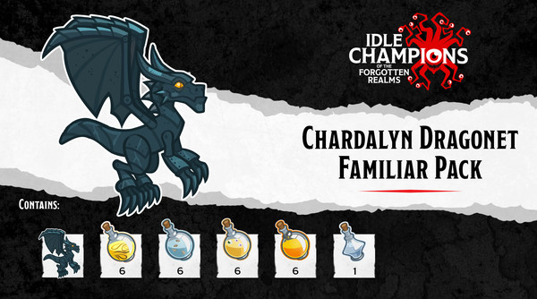 скриншот Idle Champions - Chardalyn Dragonet Familiar Pack 0