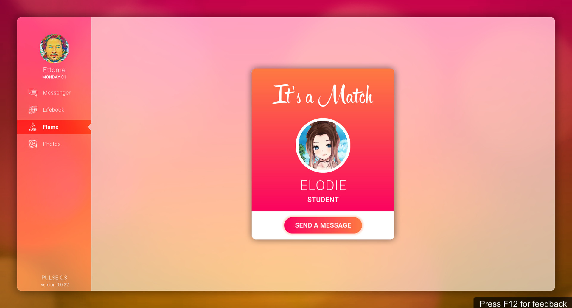 Typing Hearts Demo #2