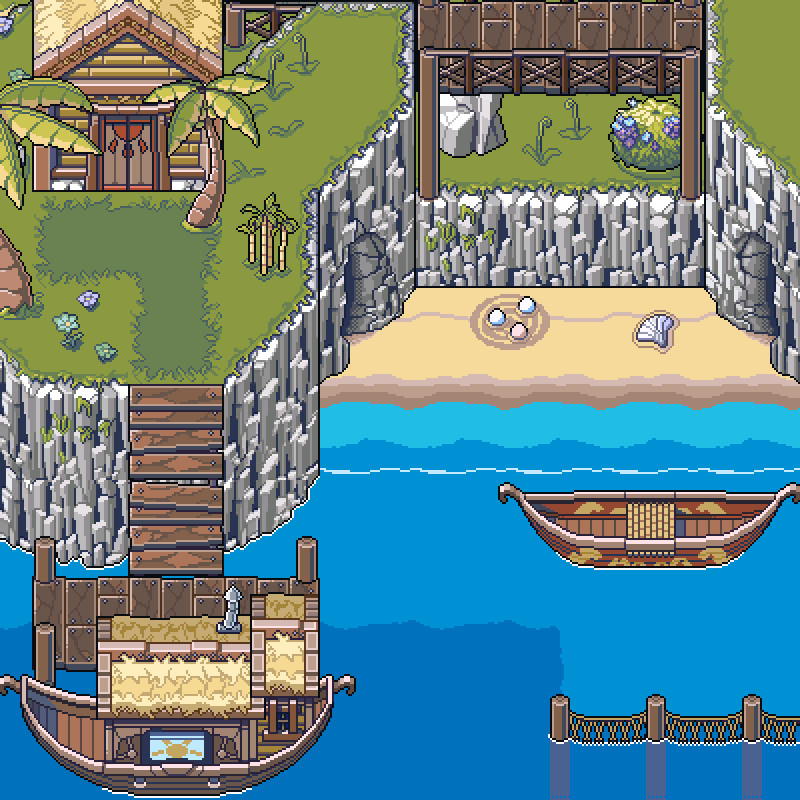 RPG Maker MV - Tropical Island Game Assets screenshot screenshot 1