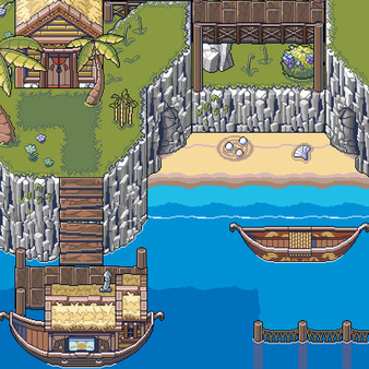 скриншот RPG Maker MV - Tropical Island Game Assets 1
