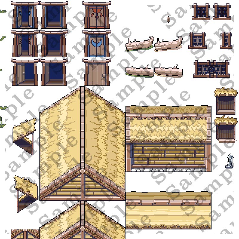 RPG Maker MV - Tropical Island Game Assets screenshot screenshot 4