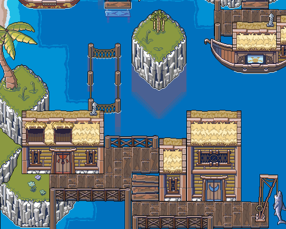 RPG Maker MZ - Tropical Island Game Assets screenshot screenshot 3
