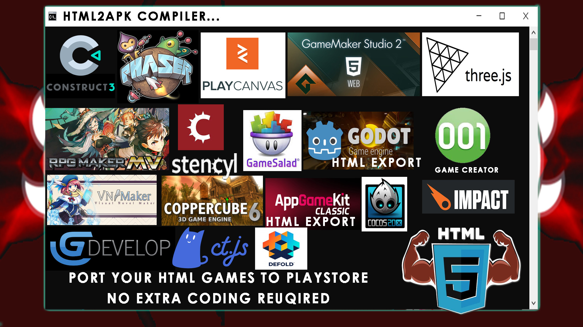 html compiler apk download