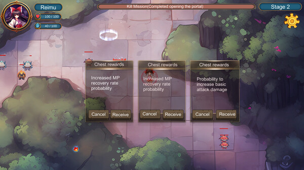 Touhou Eternal Spell Cards game for Linux 1