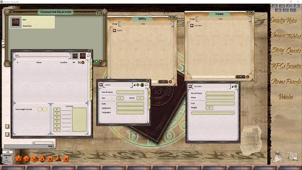 скриншот Fantasy Grounds - FG Theme - Wizard's Desk 3