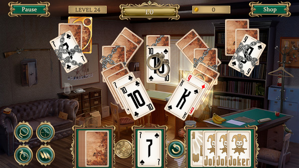 Detective notes. Lighthouse Mystery Solitaire game for windows Pc 1