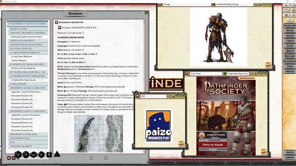 скриншот Fantasy Grounds - Pathfinder 2 RPG - Pathfinder Society Scenario #2-04: Path of Kings 4
