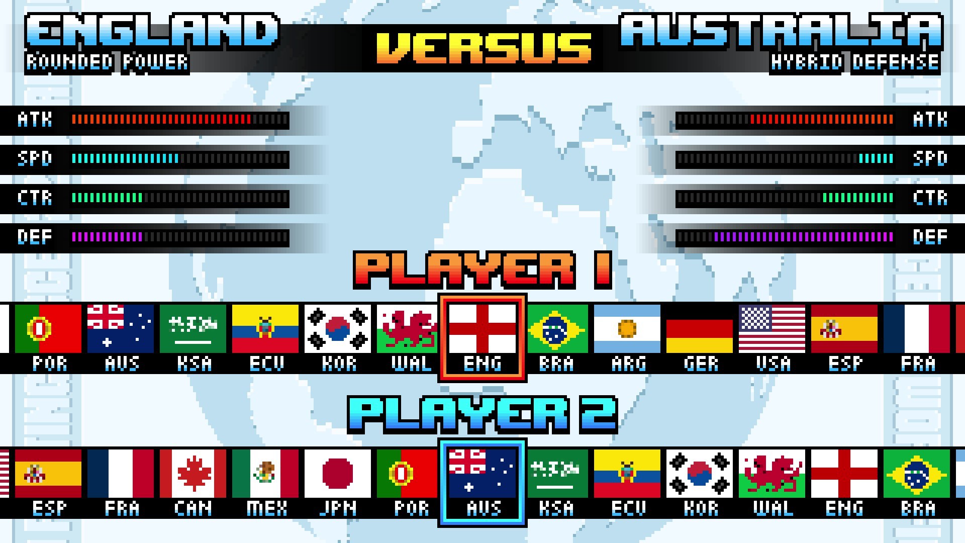 screenshot of World Fighting Soccer 22 6