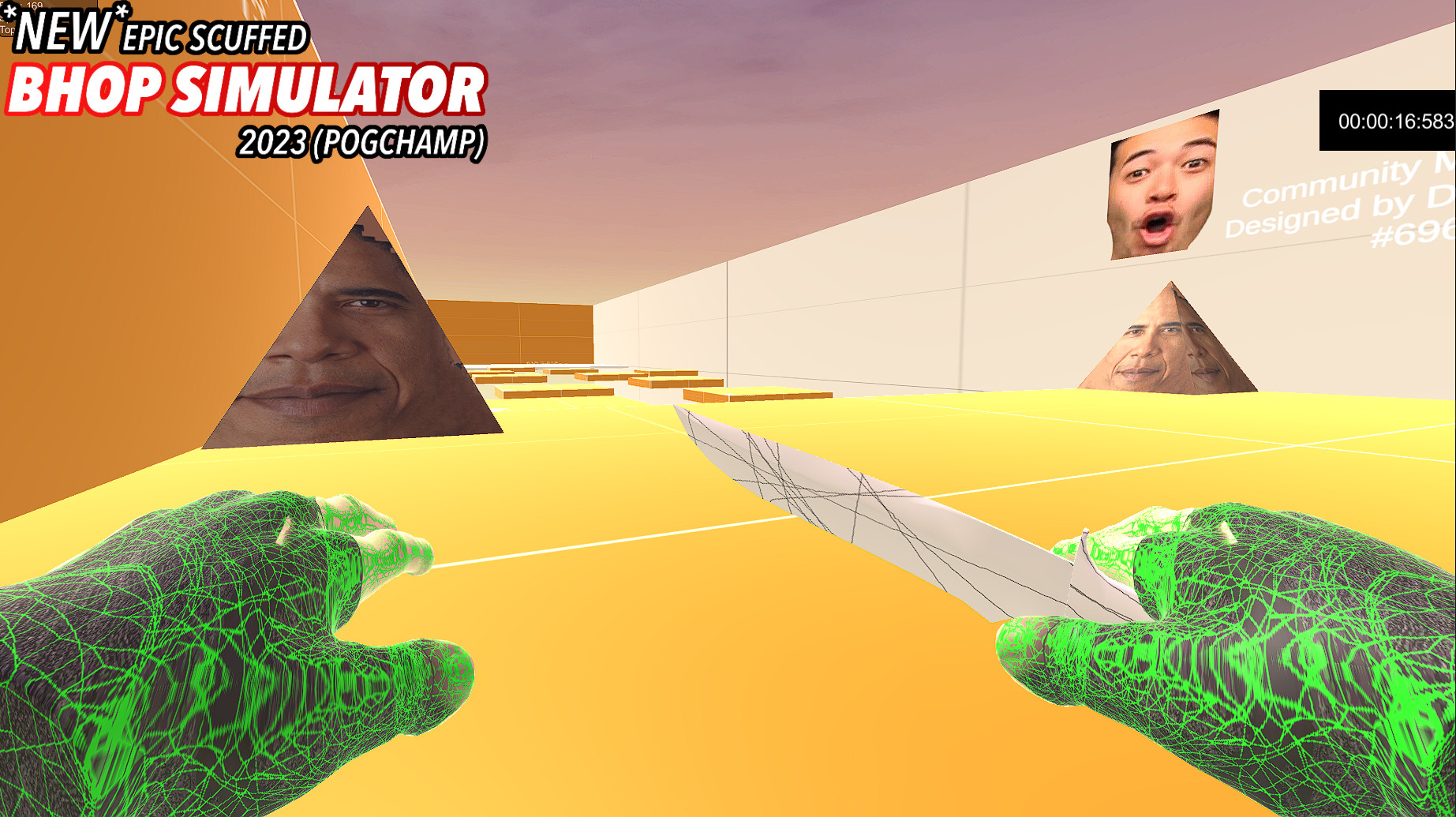 *NEW* SCUFFED EPIC BHOP SIMULATOR 2023 (POG CHAMP) #4