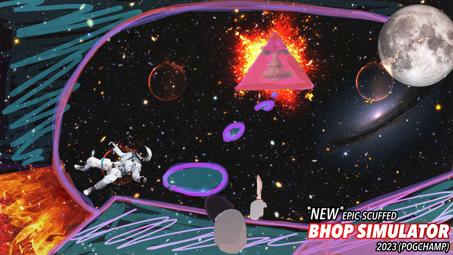 *NEW* SCUFFED EPIC BHOP SIMULATOR 2023 (POG CHAMP) screenshot 1