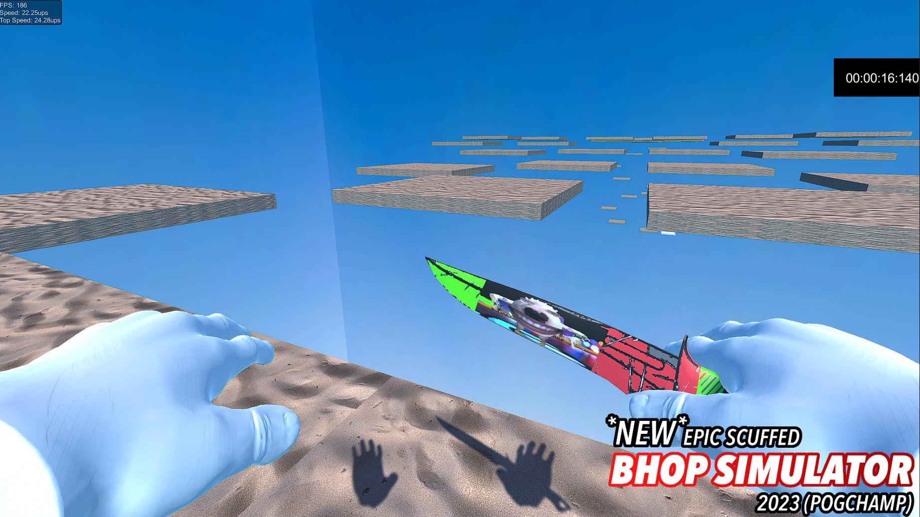 *NEW* SCUFFED EPIC BHOP SIMULATOR 2023 (POG CHAMP) #13