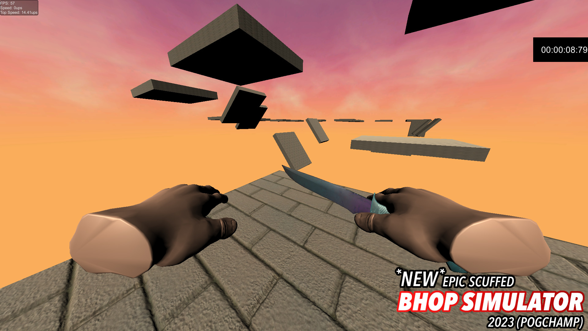 *NEW* SCUFFED EPIC BHOP SIMULATOR 2023 (POG CHAMP) #9