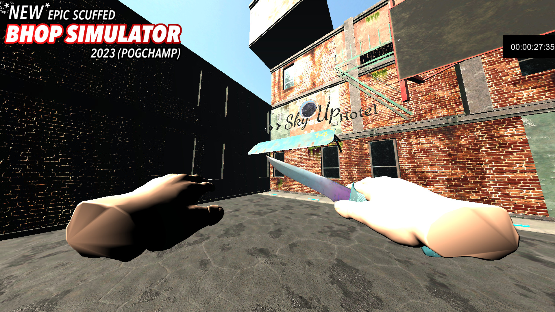 *NEW* SCUFFED EPIC BHOP SIMULATOR 2023 (POG CHAMP) #14