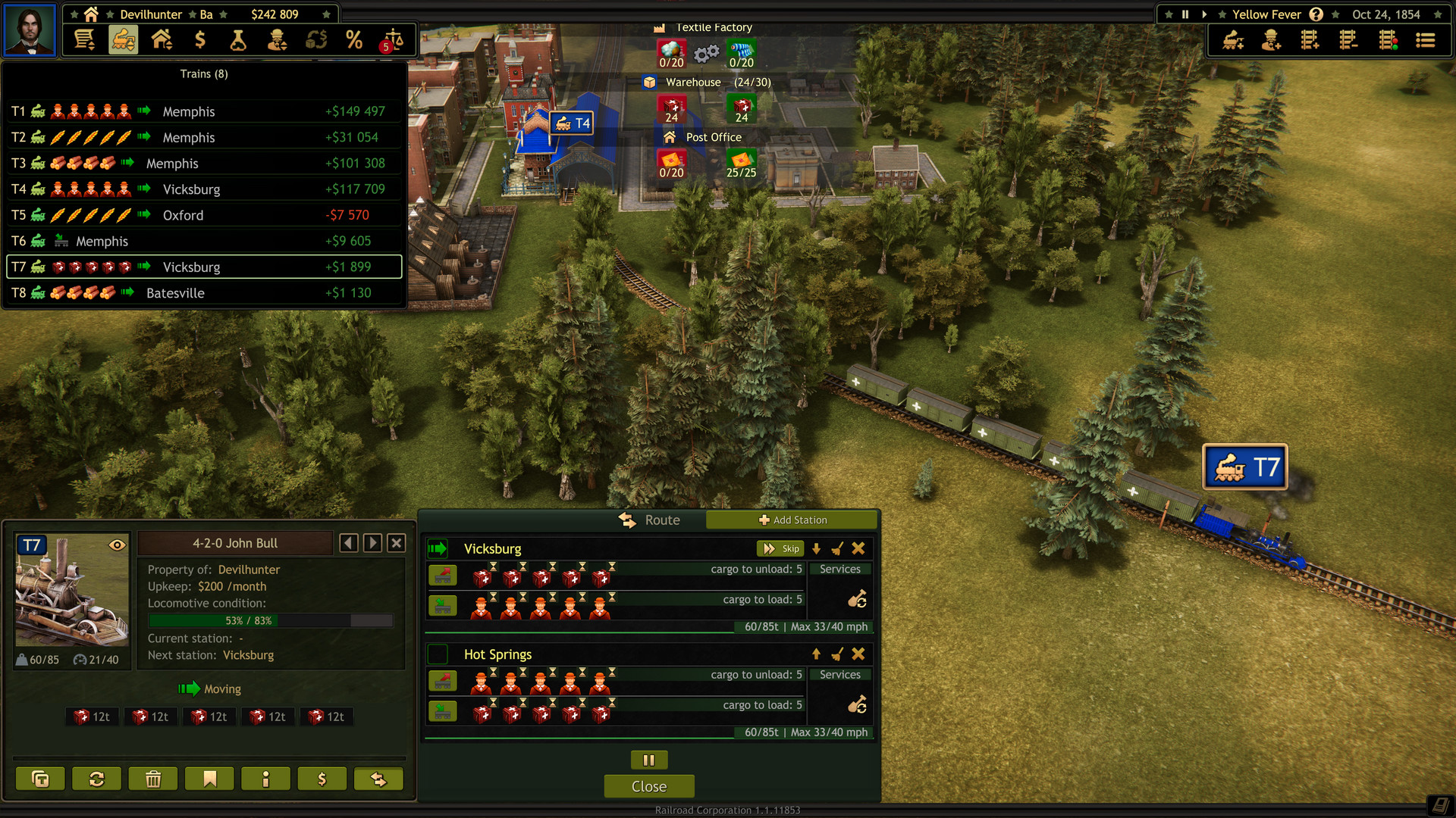 Railroad Corporation - Yellow Fever DLC screenshot screenshot 2