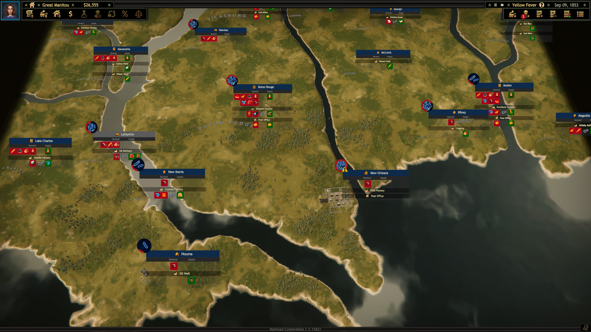 Railroad Corporation - Yellow Fever DLC #4