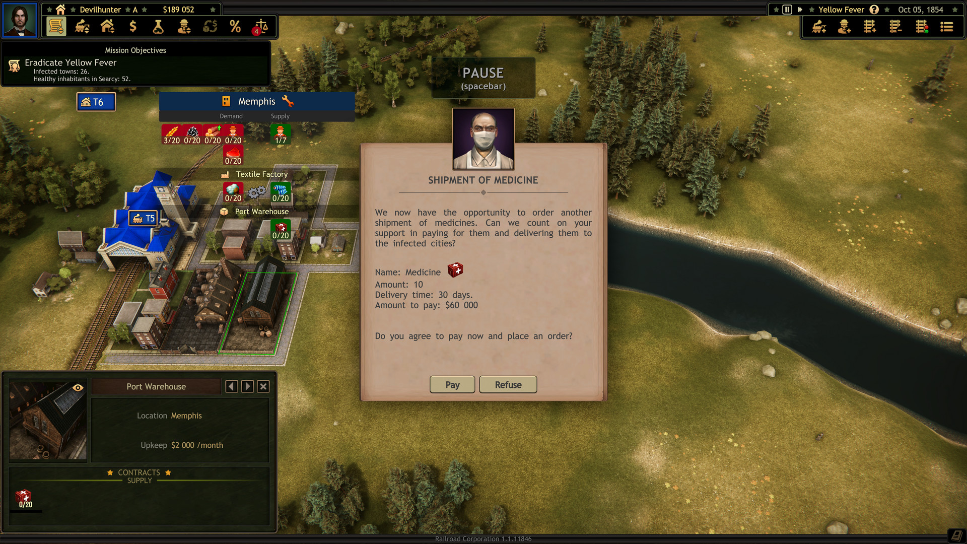 Railroad Corporation - Yellow Fever DLC screenshot screenshot 4