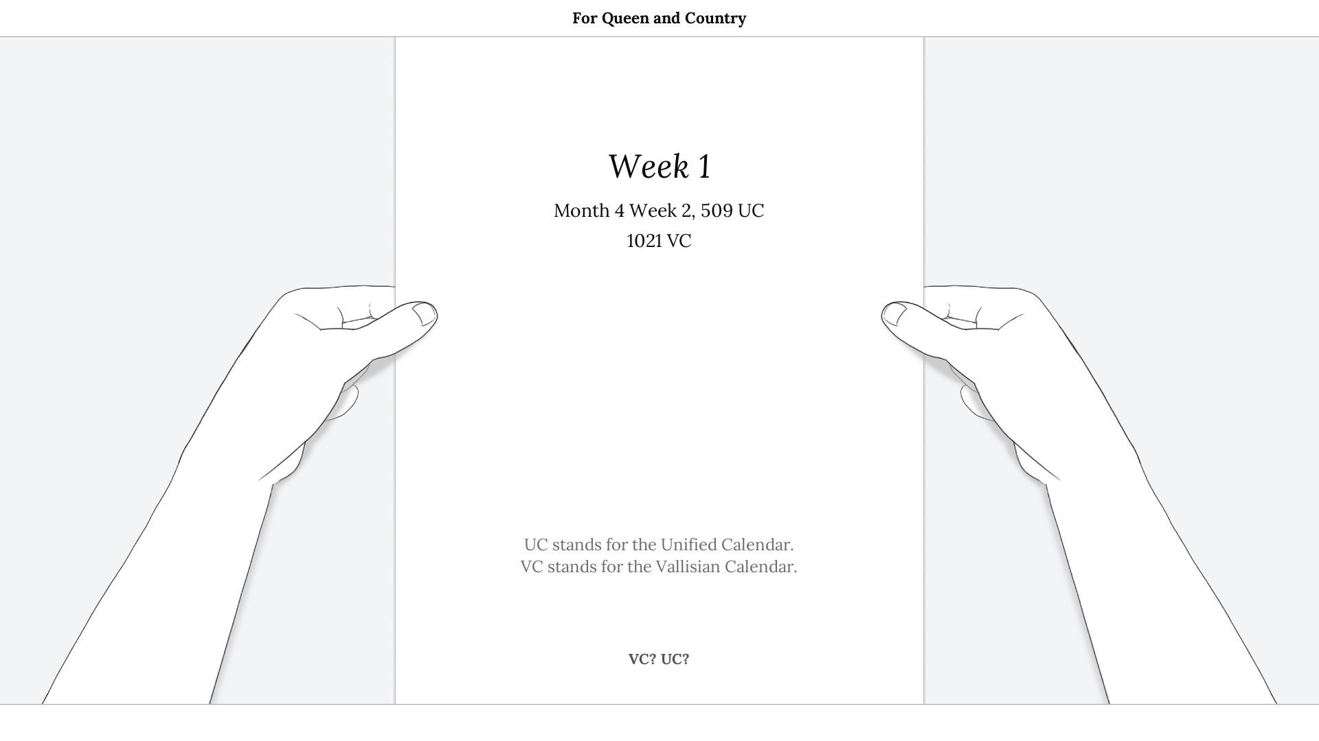 For Queen and Country Demo #6