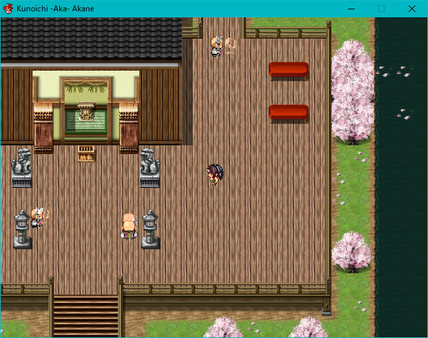 Coming down in the world of a battle nation RPG "Kunoichi Akane" game for windows Pc 1