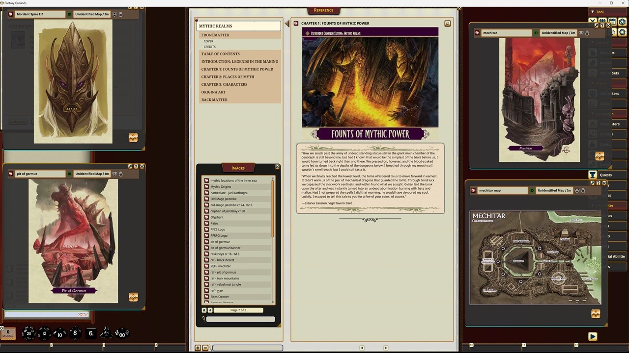 Fantasy Grounds - Pathfinder RPG - Campaign Setting: Mythic Realms #4