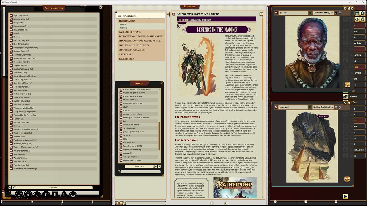 Fantasy Grounds - Pathfinder RPG - Campaign Setting: Mythic Realms #3