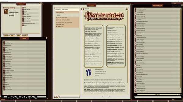 Fantasy Grounds - Pathfinder RPG - Campaign Setting: Inner Sea NPC Codex