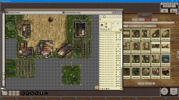 скриншот Fantasy Grounds - Black Scrolls Village (Map Tile Pack) 2