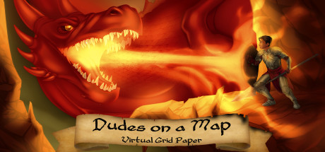 Dudes on a Map: Virtual Grid Paper Cover Image