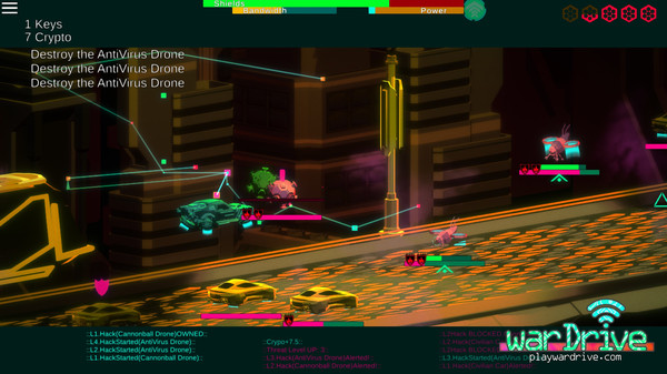 Скриншот из warDrive