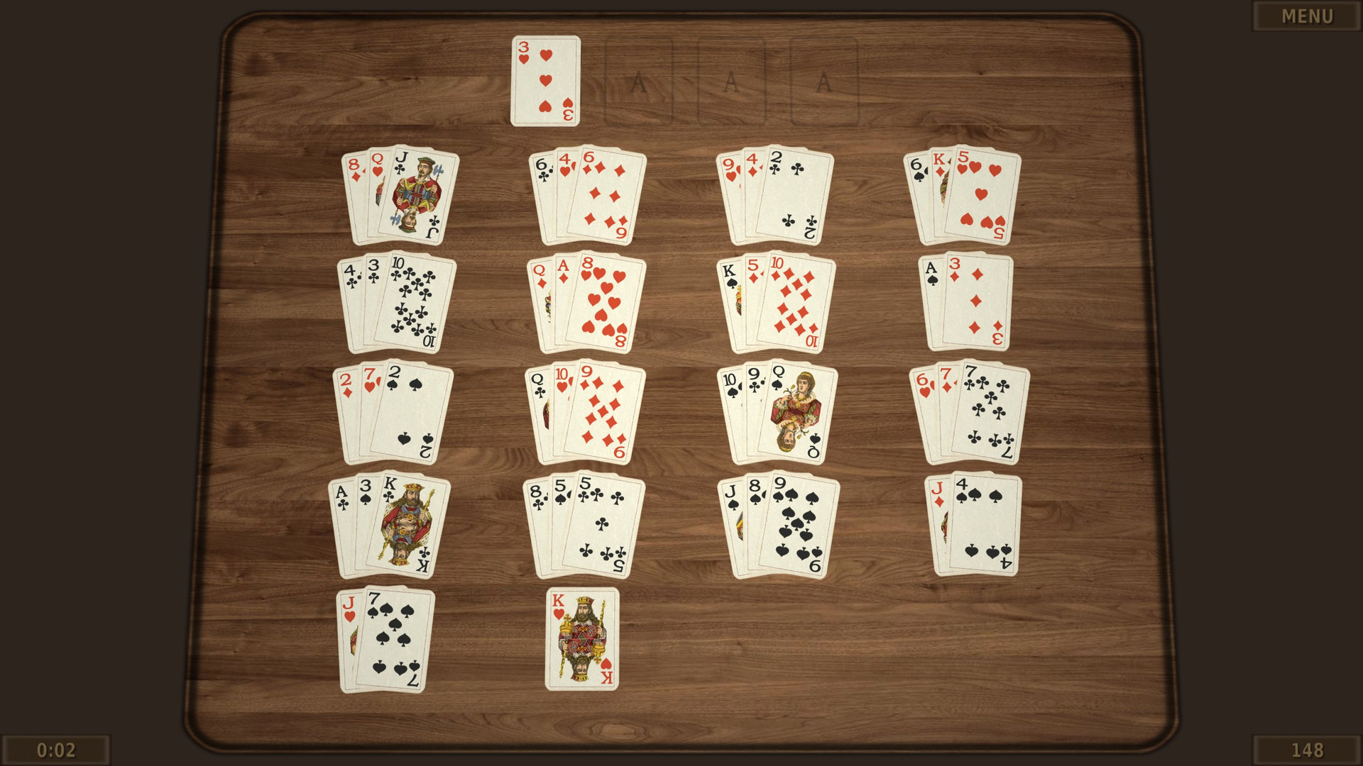 Solitaire 3D Demo #4