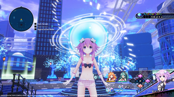 Neptunia Virtual Stars - Bikini Outfit: Goddess Set