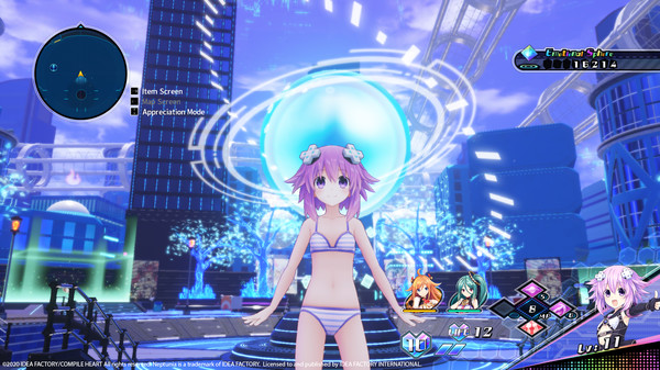 Neptunia Virtual Stars - Swimsuit Outfit: Goddess Set