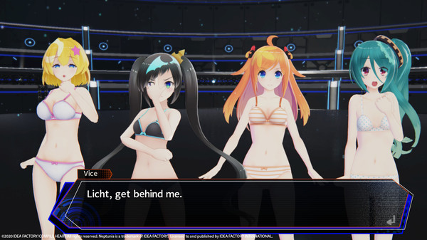 скриншот Neptunia Virtual Stars - Swimsuit Outfit: V-Idol Set 0