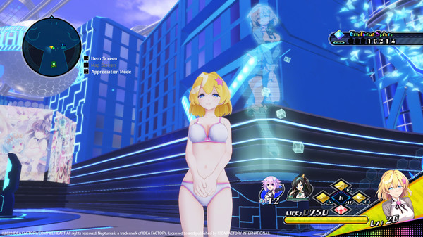 скриншот Neptunia Virtual Stars - Swimsuit Outfit: V-Idol Set 4