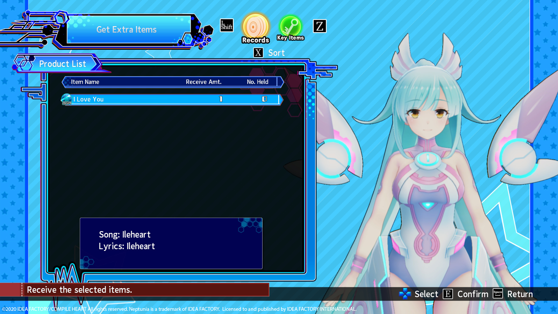 Neptunia Virtual Stars - In-game BGM: Ileheart - 