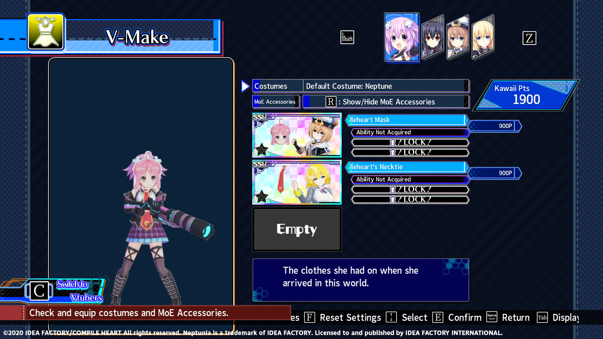 Neptunia Virtual Stars - Ileheart Pack #2