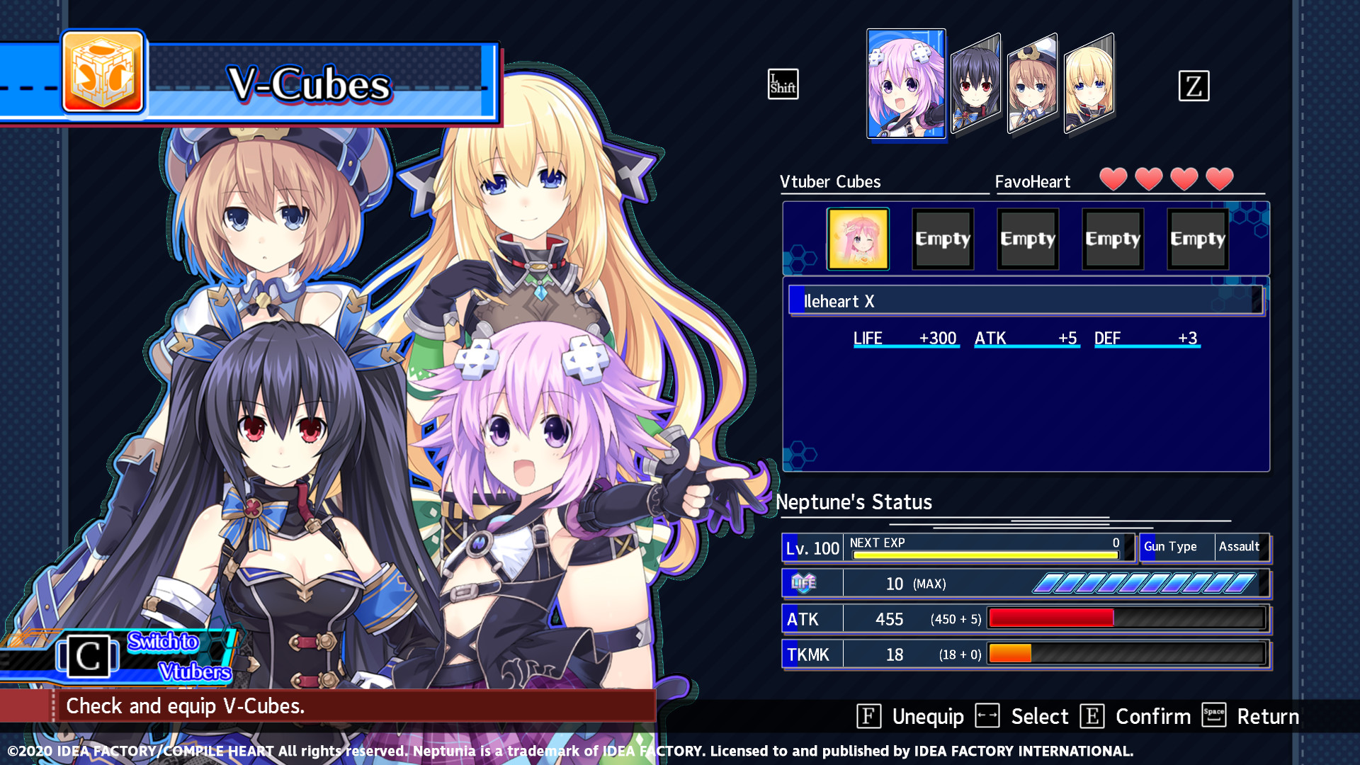 Neptunia Virtual Stars - Ileheart Pack #3