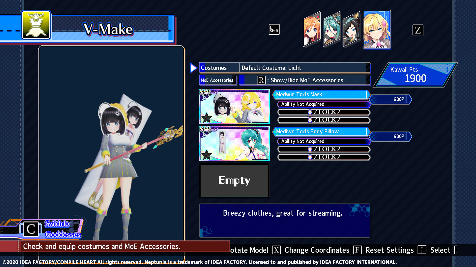 Neptunia Virtual Stars - Medwin Toris Pack #2